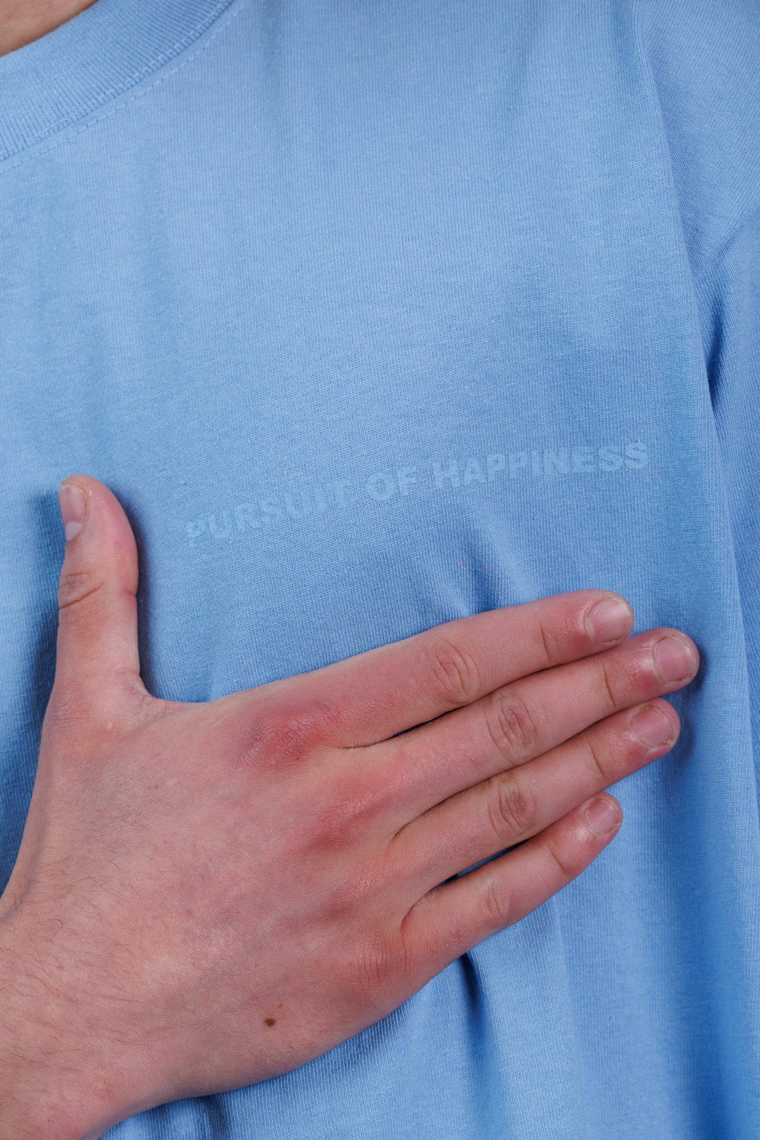 ´24 T-Shirt bleu Oversized